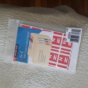 New Smead Color Labels "N"
